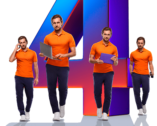 Великолепная четверка Ростелеком в деревня Ботавина (Орловская область)